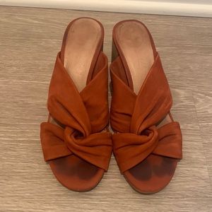Madewell Suede Hugh heel